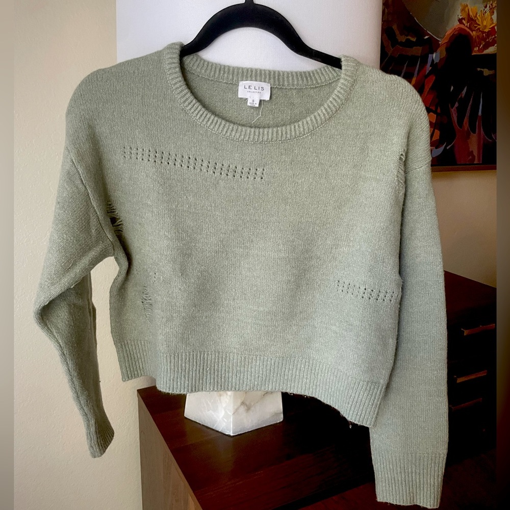 Le Lis Sweater top and mini skirt set